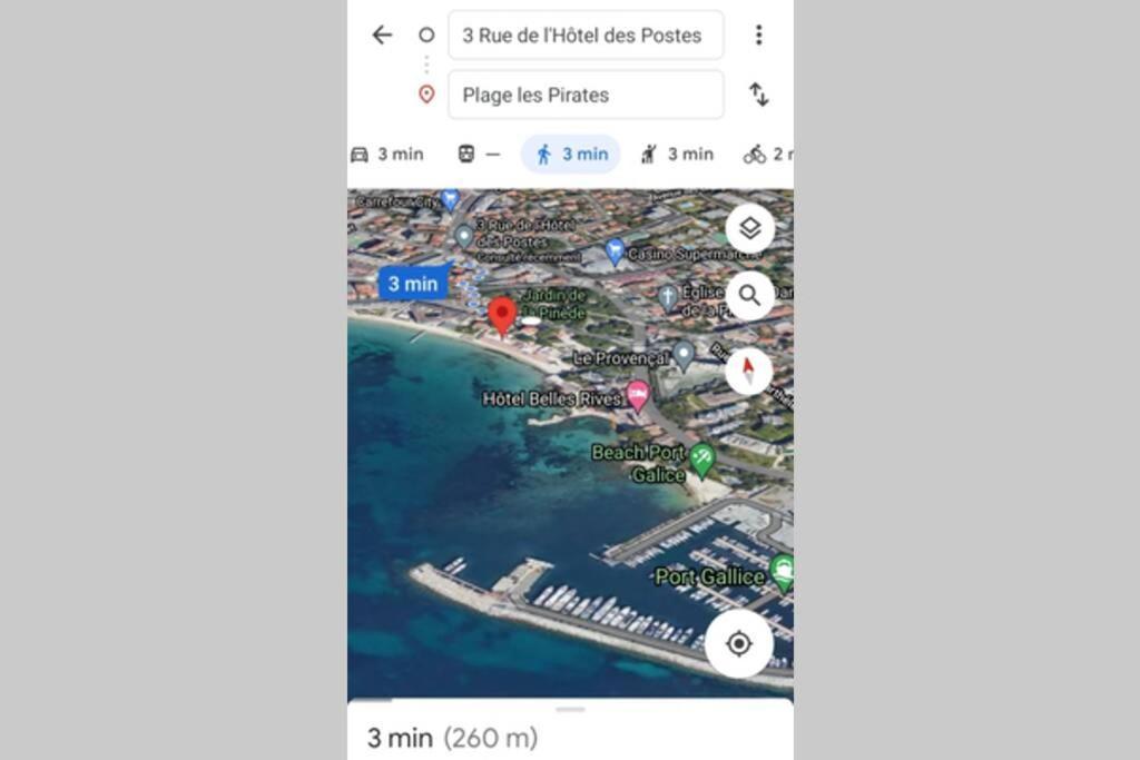4 Couchages Climatise Direct Plage Wifi Parking أنتيب المظهر الخارجي الصورة